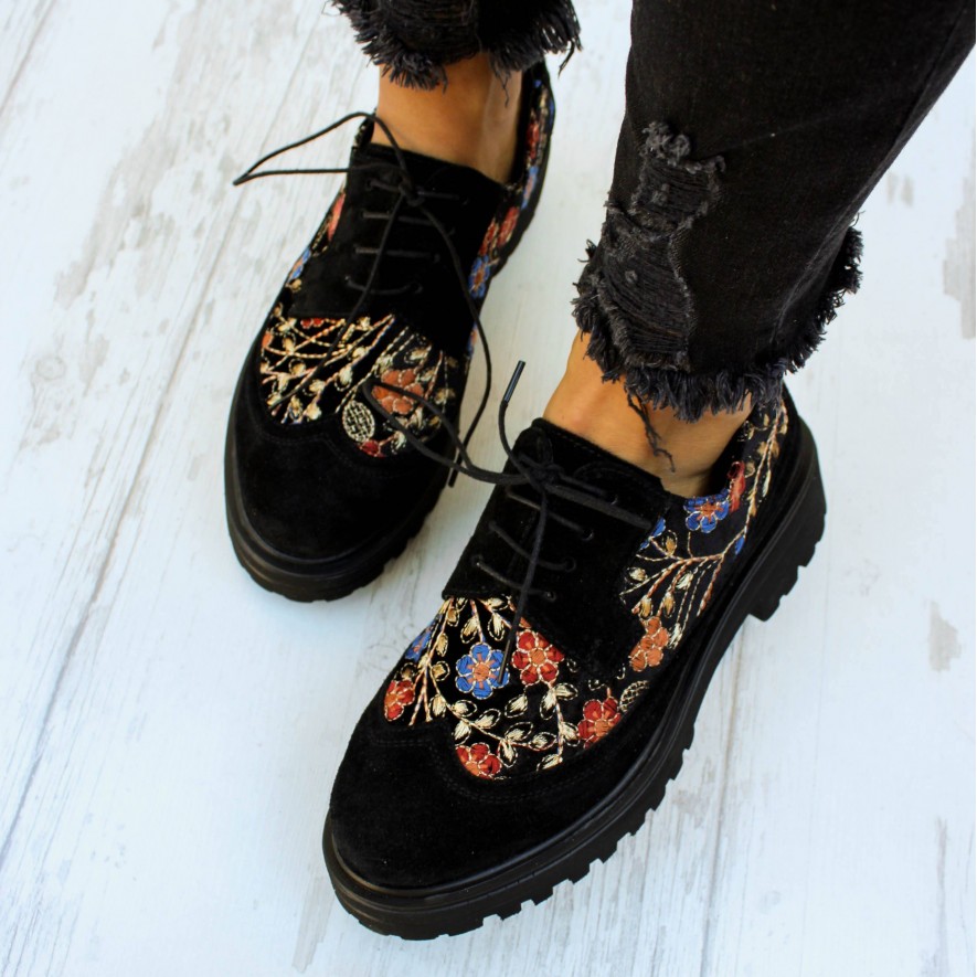 *Pantofi - Sophie - Flowers