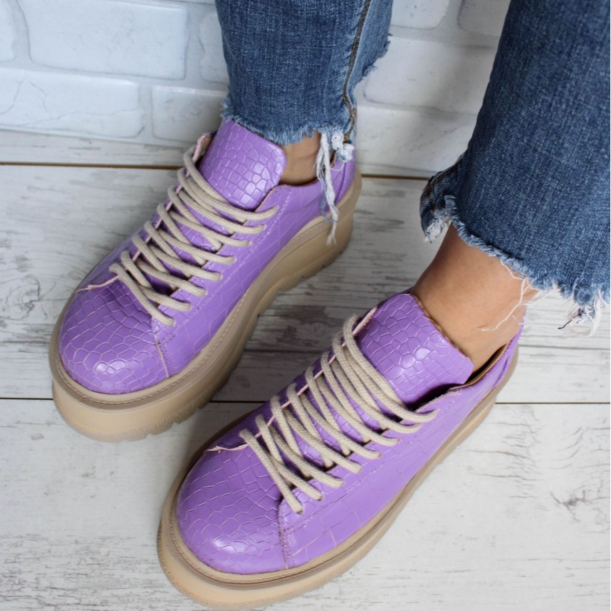 *. Sneakers - Medellin - Croco Lilly