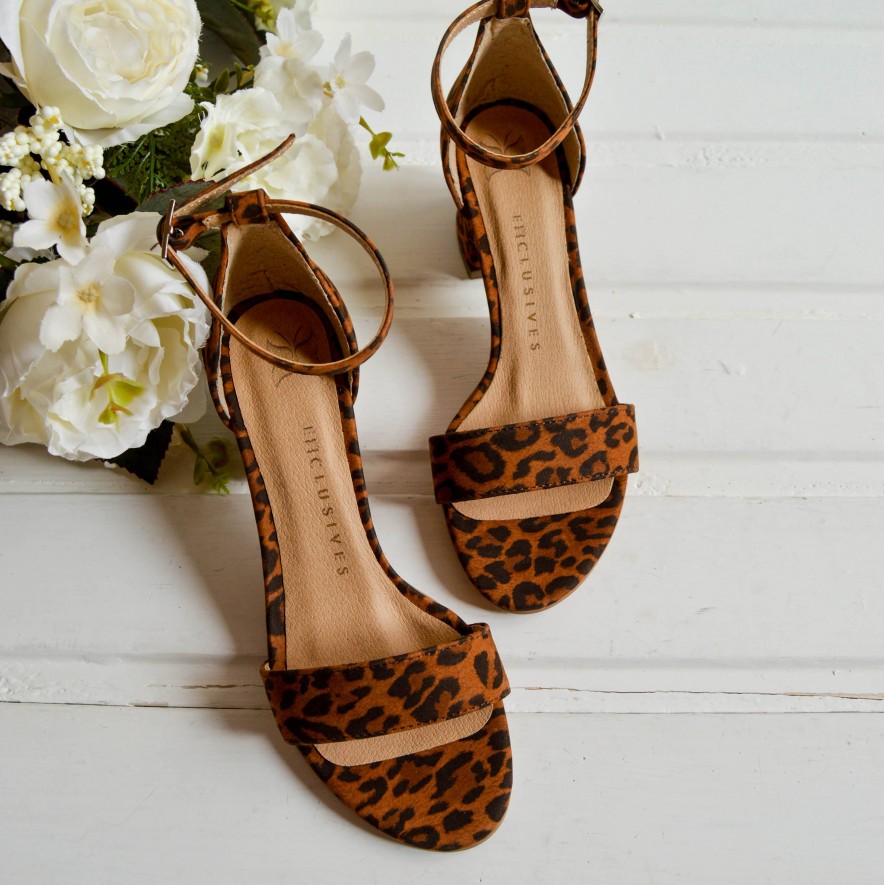 Sandale - Animal Print - 5 cm