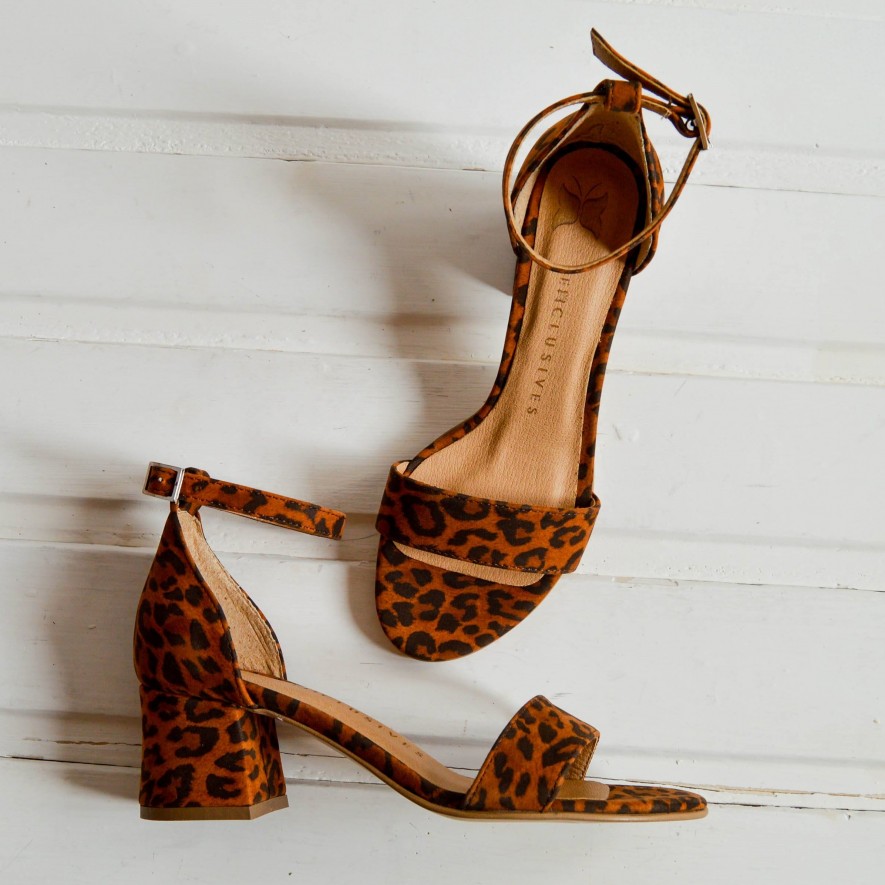 Sandale - Animal Print - 5 cm