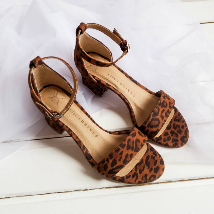 Sandale - Animal Print - 5 cm