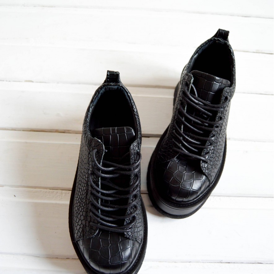 *. Sneakers - Medellin - Croco Black 