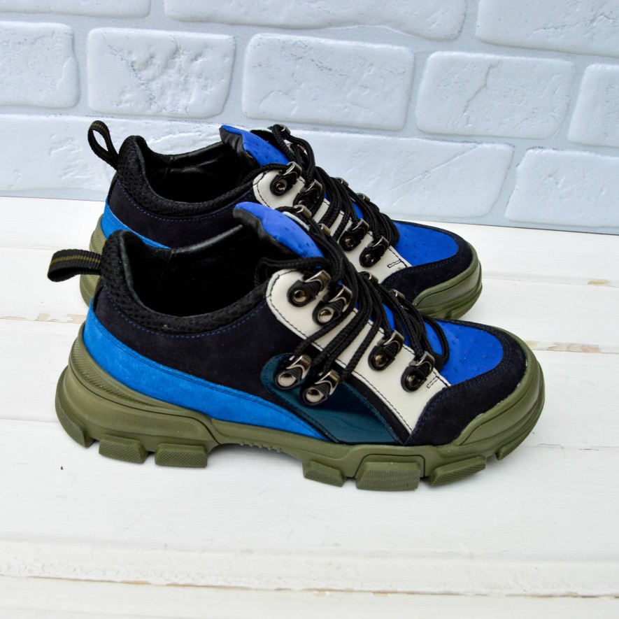 *  Sneakers - Mondo - Blue Combo