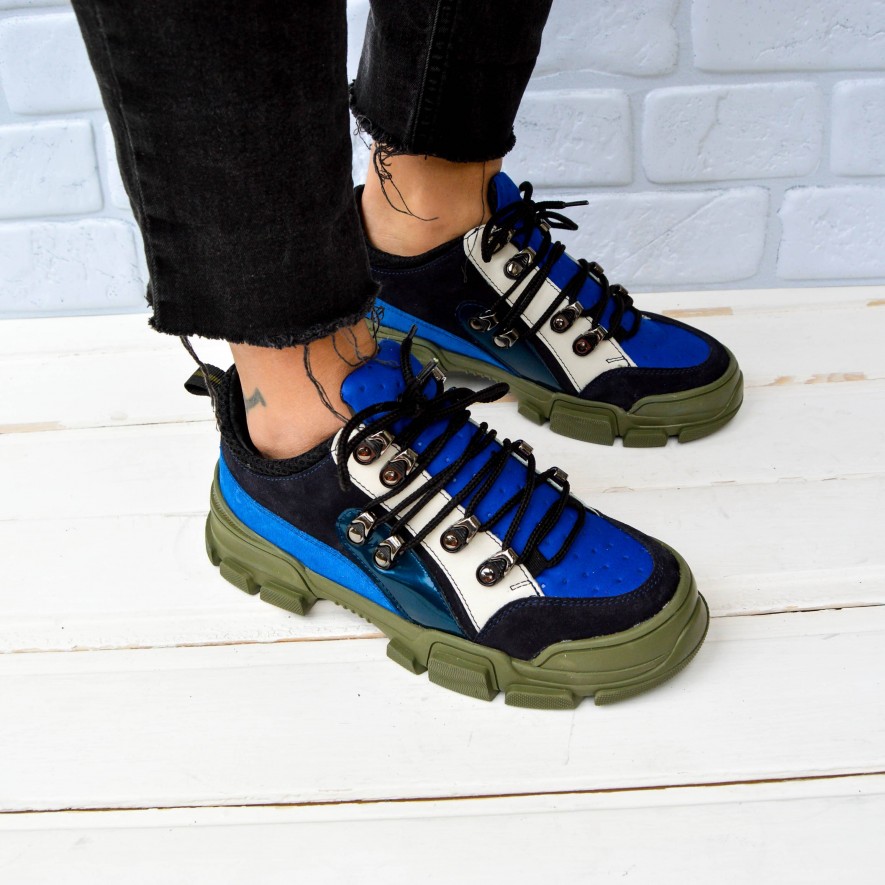 *  Sneakers - Mondo - Blue Combo