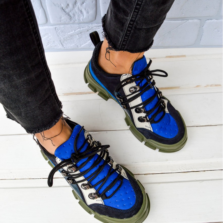*  Sneakers - Mondo - Blue Combo
