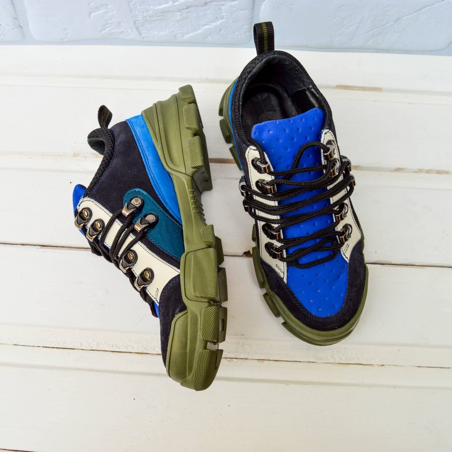 *  Sneakers - Mondo - Blue Combo