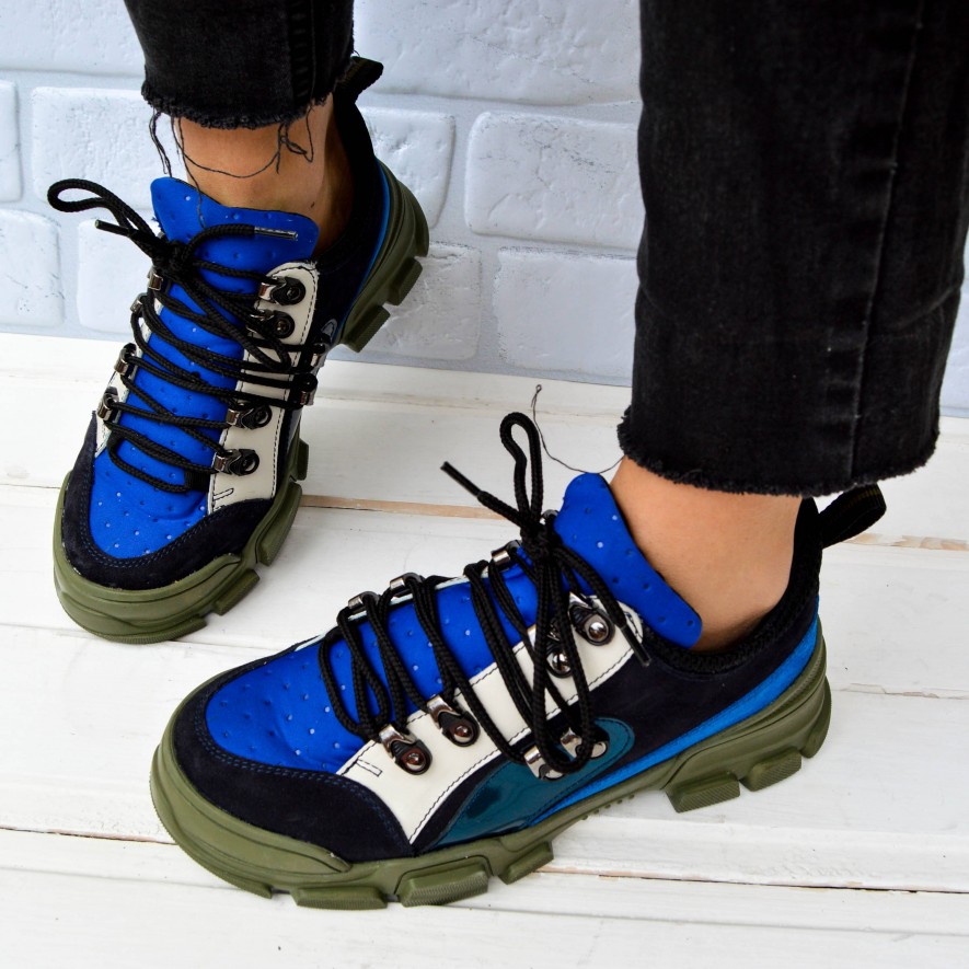 *  Sneakers - Mondo - Blue Combo