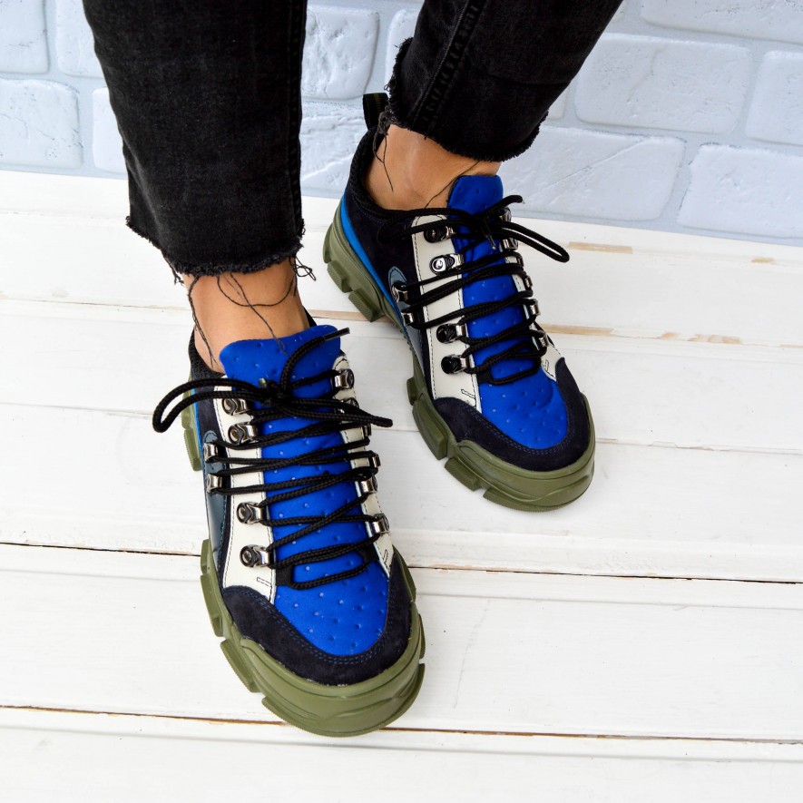 *  Sneakers - Mondo - Blue Combo