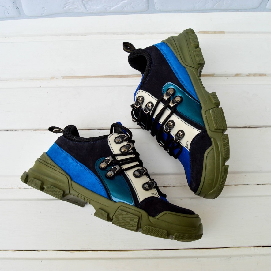 *  Sneakers - Mondo - Blue Combo