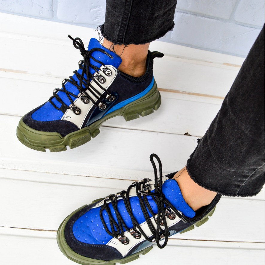 *  Sneakers - Mondo - Blue Combo