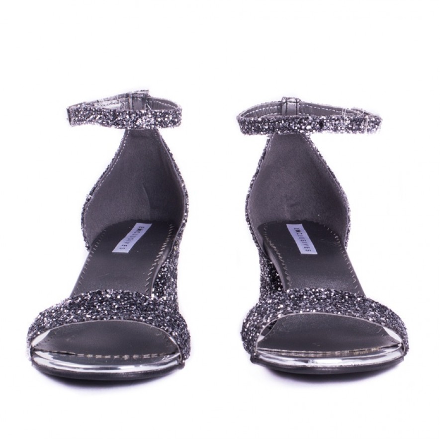 Sandale - Glitter Mania - DeepBlack - 5cm