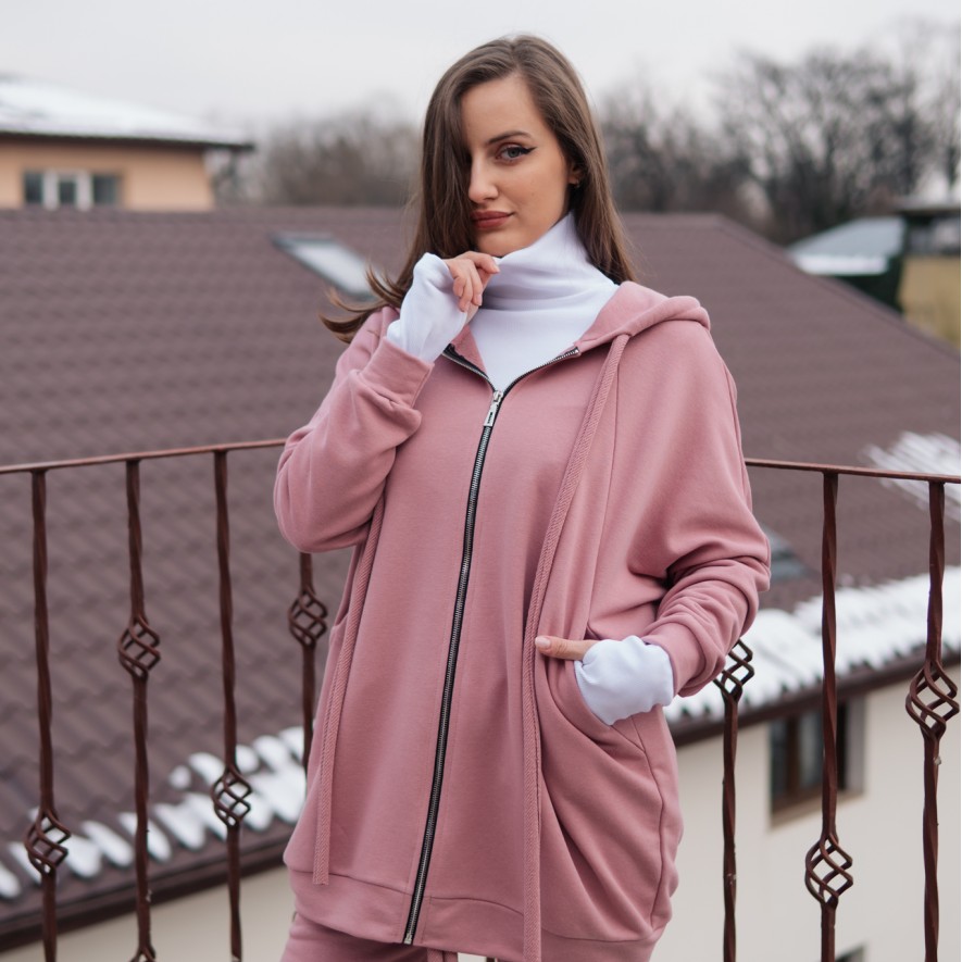 Trening - Soft Pink - Zipper