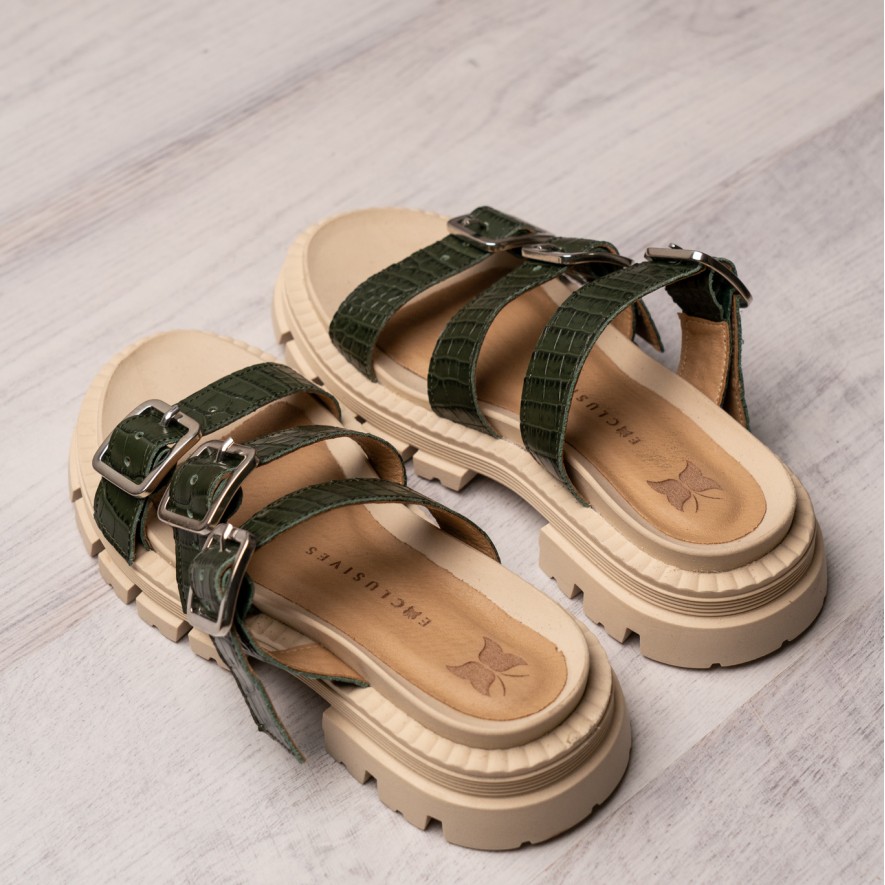  Saboti - Alure - Croco Dark Green