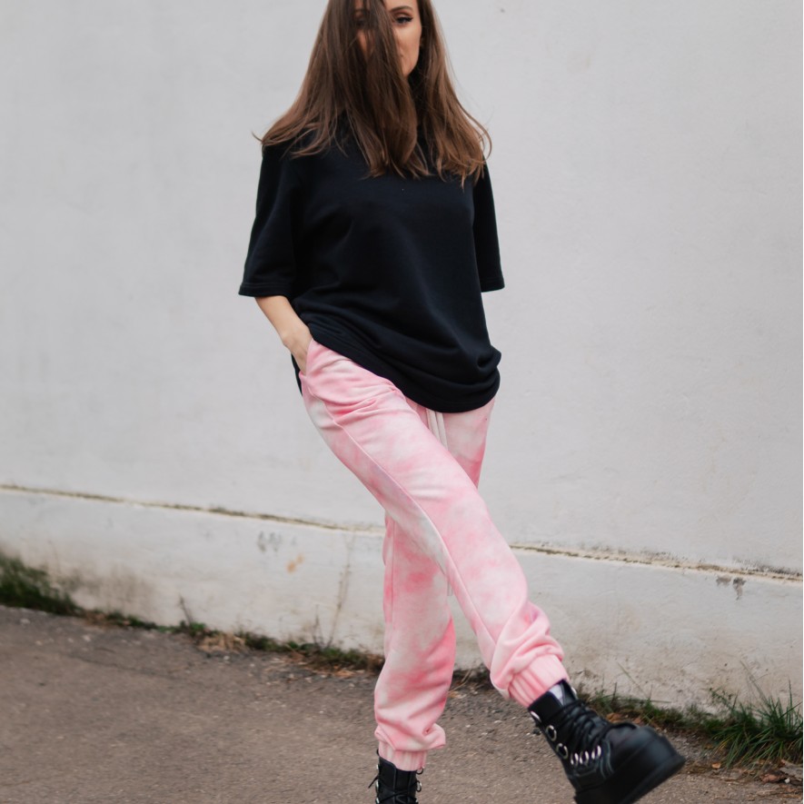  Pants - Baggy - Dye Pink
