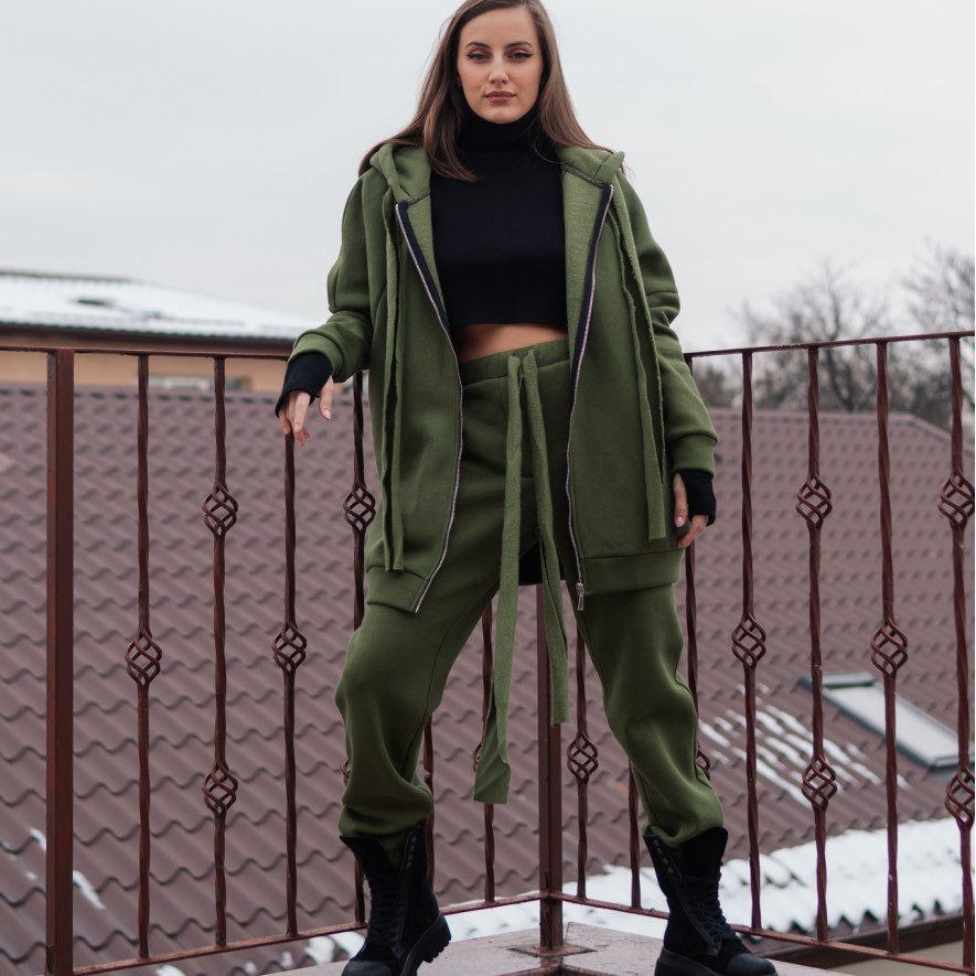  Trening - Army - Zipper