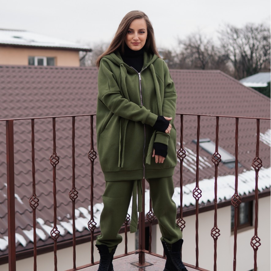  Trening - Army - Zipper