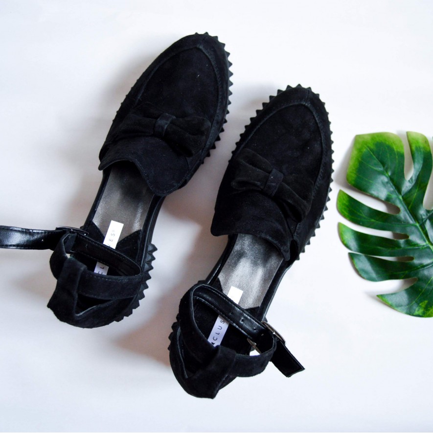 .Pantofi - Bow Black