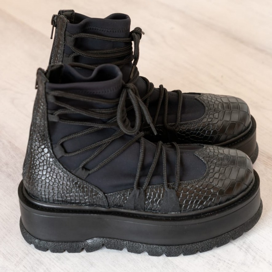    Ghete - .Moon - Croco Black
