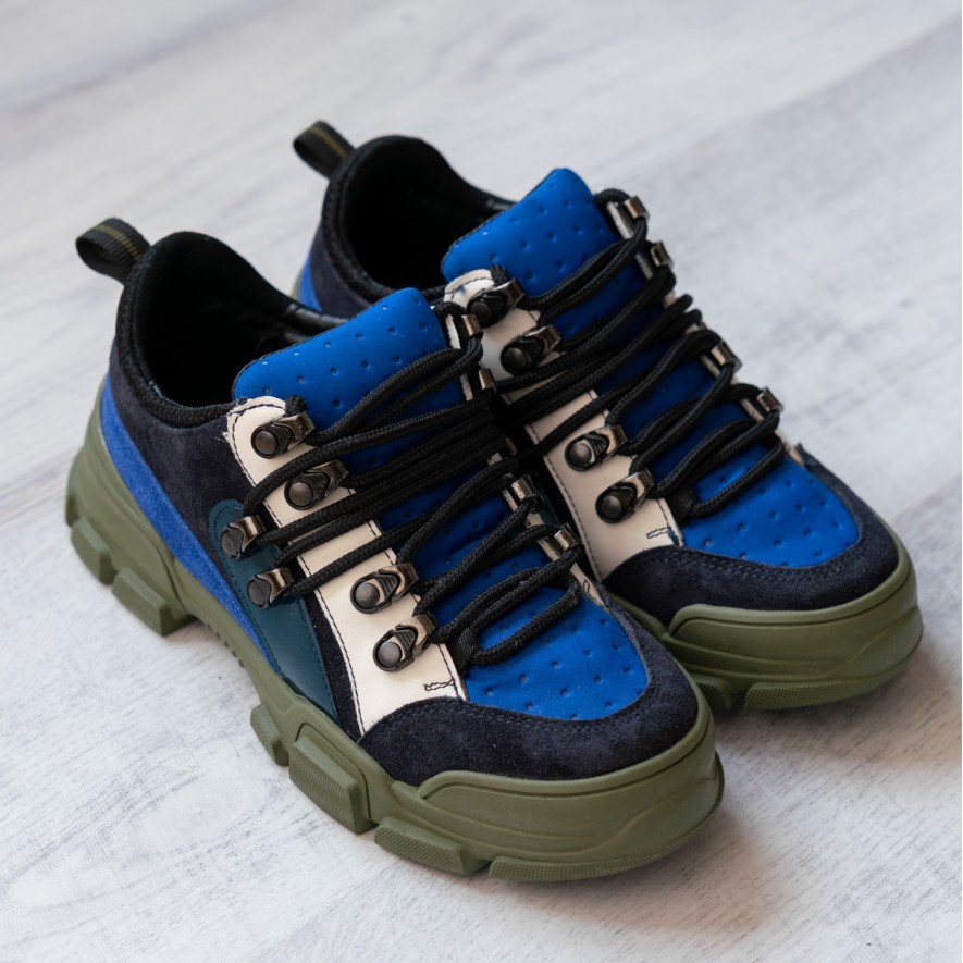 *  Sneakers - Mondo - Blue Combo