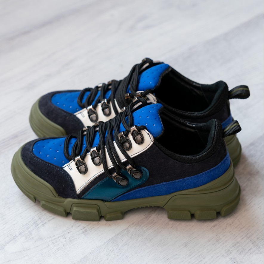 *  Sneakers - Mondo - Blue Combo