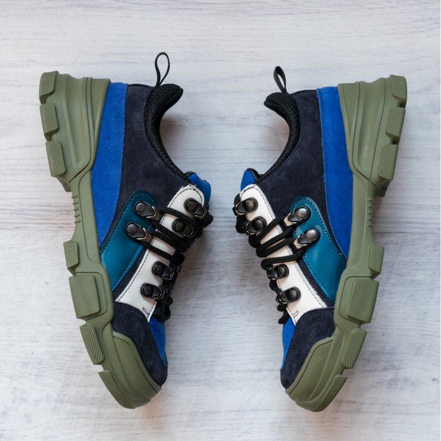 *  Sneakers - Mondo - Blue Combo