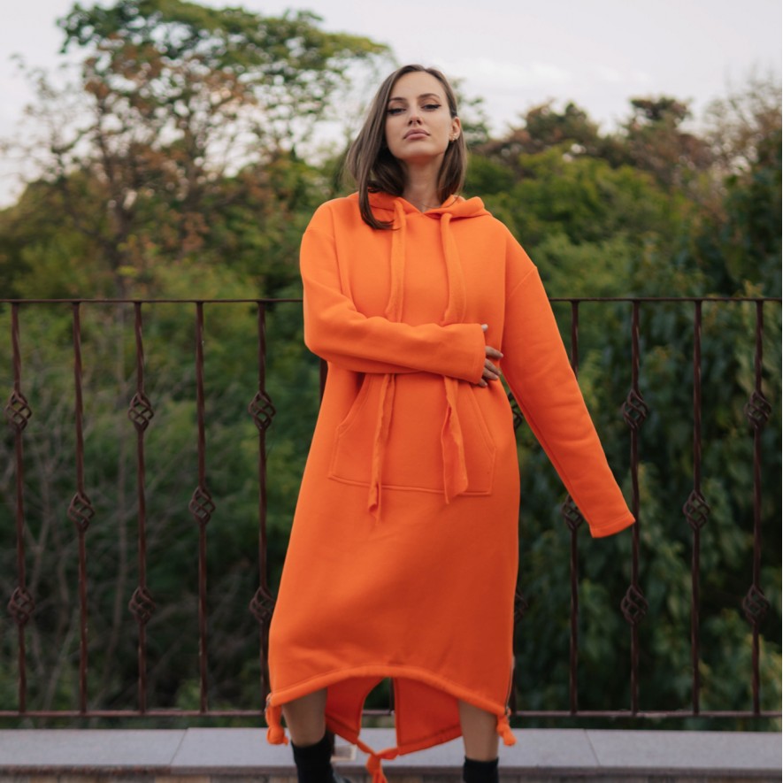   Rochie - Hanorac - Ronne - Orange