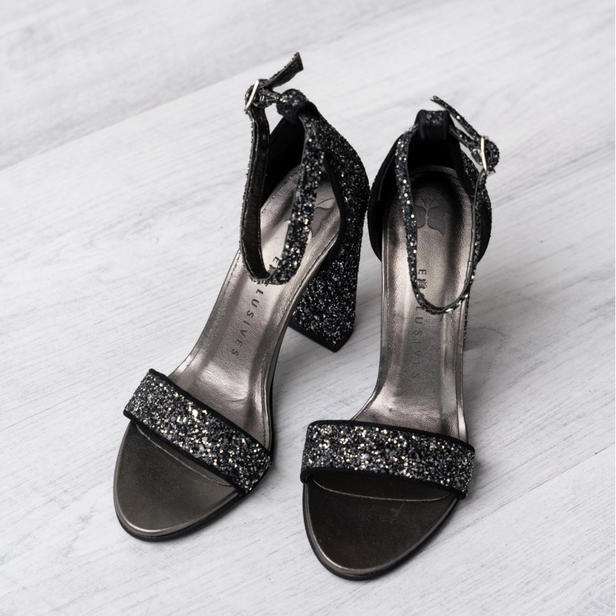 Sandale - Glitter Mania - DeepBlack