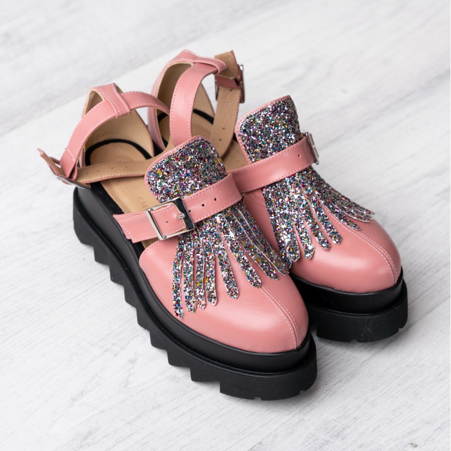 *Pantofi - Amur - Sparkle Pink