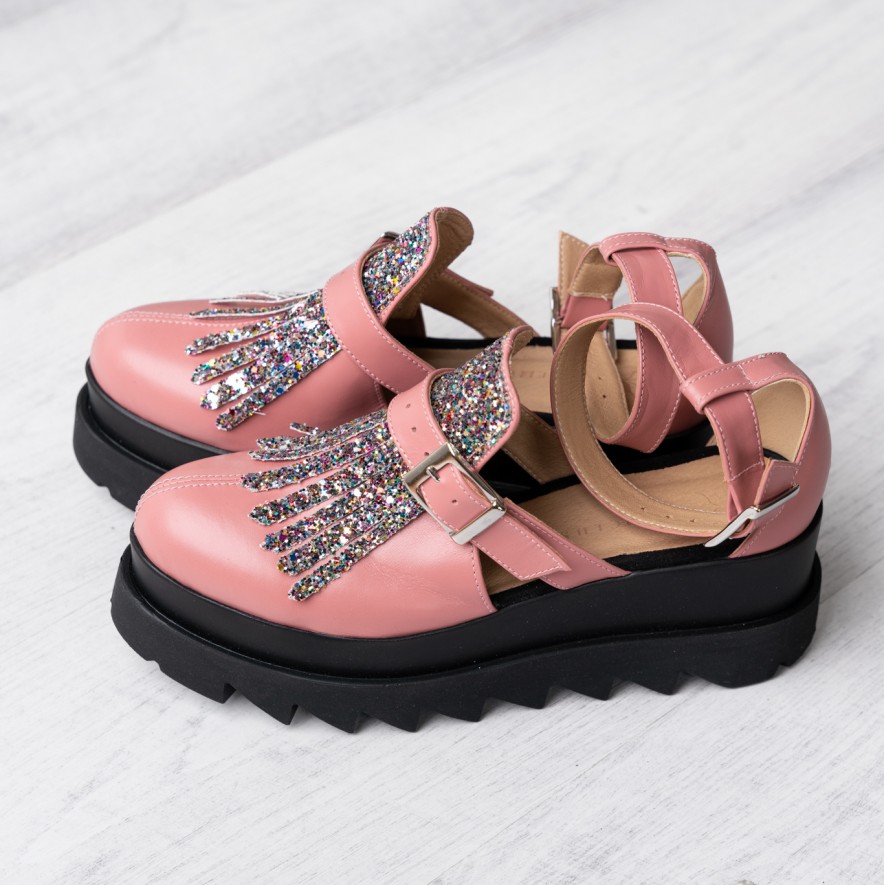 *Pantofi - Amur - Sparkle Pink