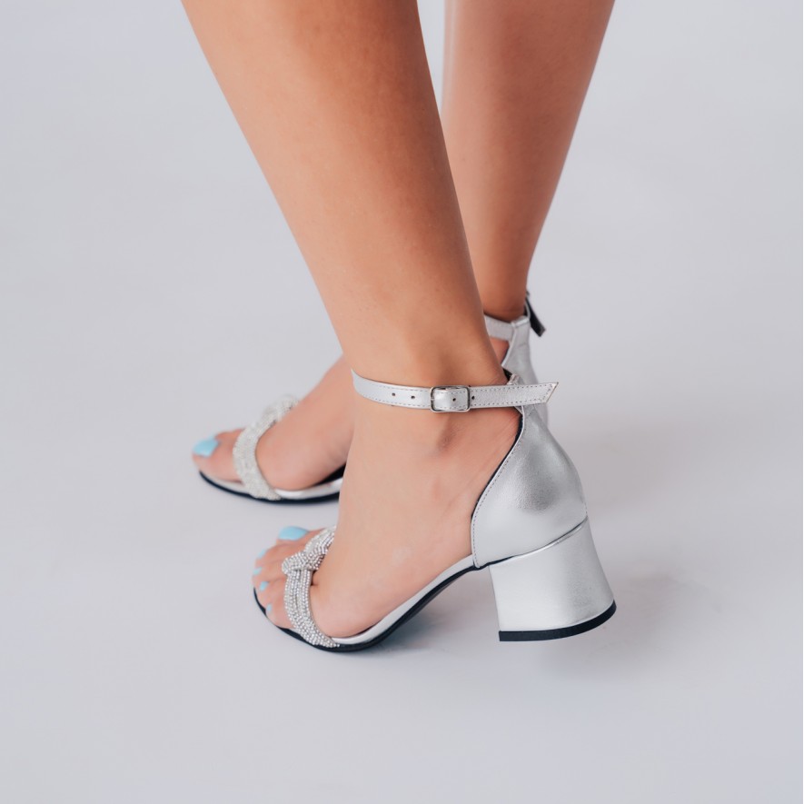  Sandale - Diva - Full Silver - 5cm