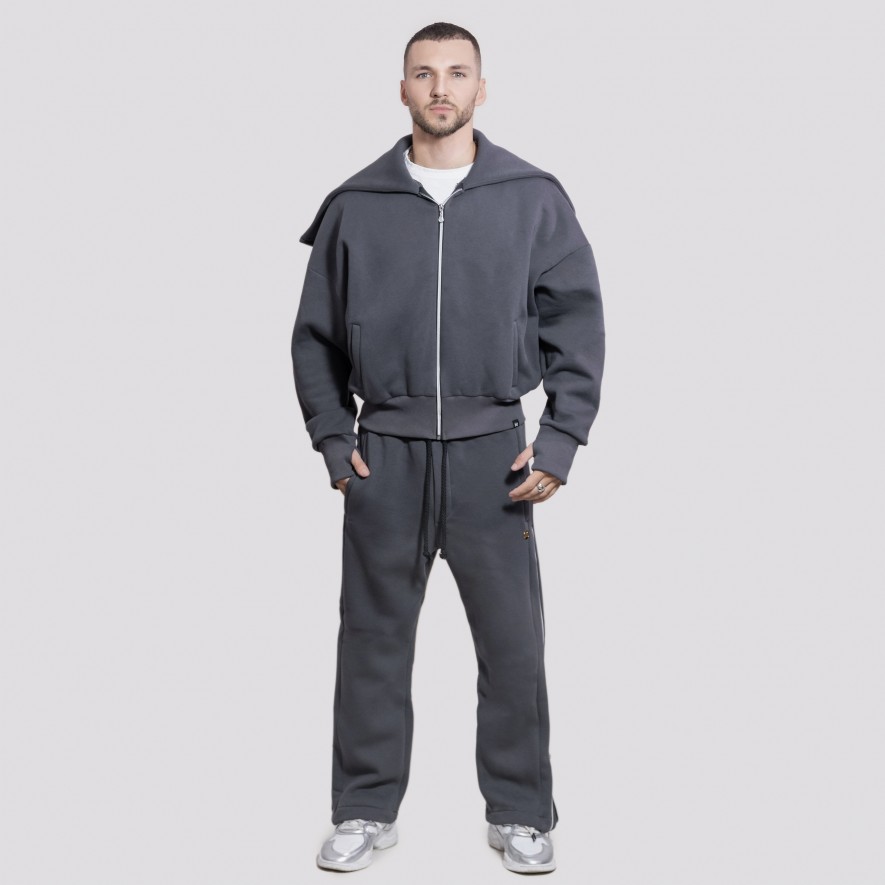     Pantaloni - Denis Radu x Exclusives - Dark Grey